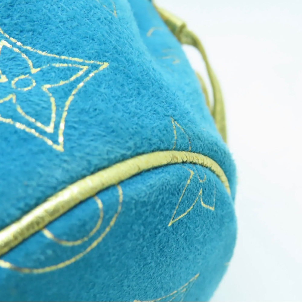 ❤️❤️SOLD❤️❤️ Vuitton Limited Edition Lock Evening Suede Blue - Picture 10 of 10